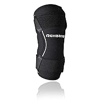 Rehband X-RX Elbow Support - Elbow Brace for Sports and Compression - Black - 1 Single Unit - Large - Left Elbow