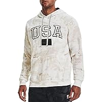 Under Armour Men's Project Rock USA Camo Loose Fit Pullover Hoodie Sweatshirt