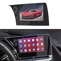 Screen Protector Compatible with Chevrolet Corvette C8 2020-2023, Navigation Display Protective Film, HD Clear Tempered Glass Protective Film