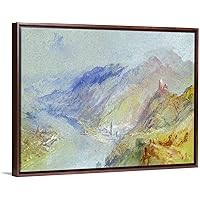 DIY Acrylic Painting Kits,Paint by Numbesr for Beginner Adults Kids,with 3 Brushes & Bright Colors,Decoration Gift, — The Castle of Trausnitz Overlooking Landshut, by Joseph Mallord William Turner