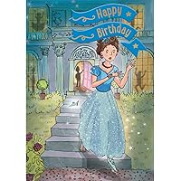 Cardoo Birthday Fairy Story Card, Cinderella