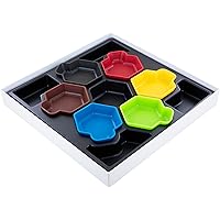 Feldherr SHELL Core Box - 6 colored token trays plus storage box for game accessories, tokens, meeples and other small items