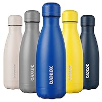 BJPKPK 12oz Insulated Water Bottle Stainless Steel Water Bottles Metal Water Bottle For Travel Keep Cold And Hot,Blue