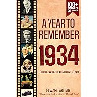 A Year to Remember 1934: The Surprise Gift For Those Born or Married in 1934, Explore Historical Events Through Nostalgic Photographs, Fun Facts, and ... Traveling to 1934 and Flashback to 1934 Book A Year to Remember 1934: The Surprise Gift For Those Born or Married in 1934, Explore Historical Events Through Nostalgic Photographs, Fun Facts, and ... Traveling to 1934 and Flashback to 1934 Book Hardcover