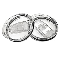 Stemless Wine Tumbler Replacement Lids Spill Proof Splash Resistant Lids Covers for 2.91in Cup Mouth Fit for Sivaphe Double-wall Stainless Steel Travel Coffee Mug (2 Pack)
