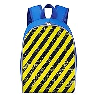 Caution Tape Travel Laptop Backpack 13 Inch Lightweight Daypack Causal Shoulder Bag