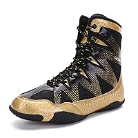 Boxing Shoes for Men and Teenagers,Men's Teenagers Training Wrestling Shoes,Women's Non-Slip Professional Boxing Shoes,Lightweight Breathable Weightlifting and Fitness Shoes