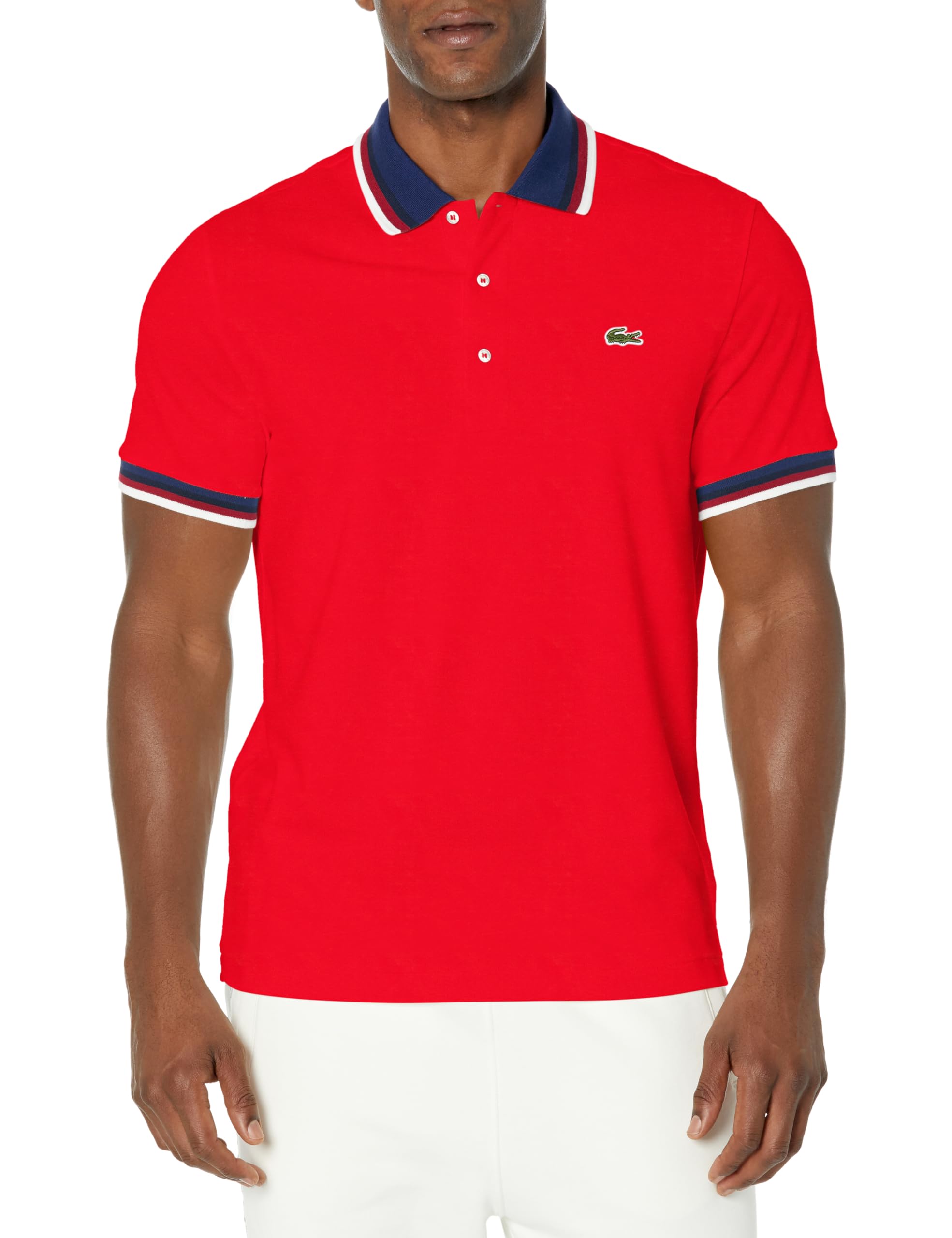 Lacoste Men's Regular Fit Stretch Piqué Polo Shirt