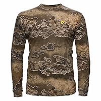 SCENTBLOCKER Scent Blocker Fused Cotton Lightweight Long-Sleeve Shirt, Camo Hunting Clothes (RT Excape, X-Large)