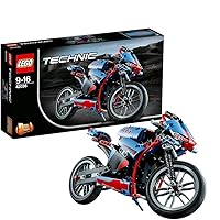 Lego TECHNIC Street Motorcycle 375 Pieces Kids Building Playset | 42036