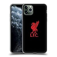 Head Case Designs Officially Licensed Liverpool Football Club Red Logo On Black Liver Bird Soft Gel Case Compatible with Apple iPhone 11 Pro Max
