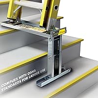 Ideal Security Ladder-Aide Pro, Ladder Stabilizer for Single and Extension Ladders, Ladder Leveler