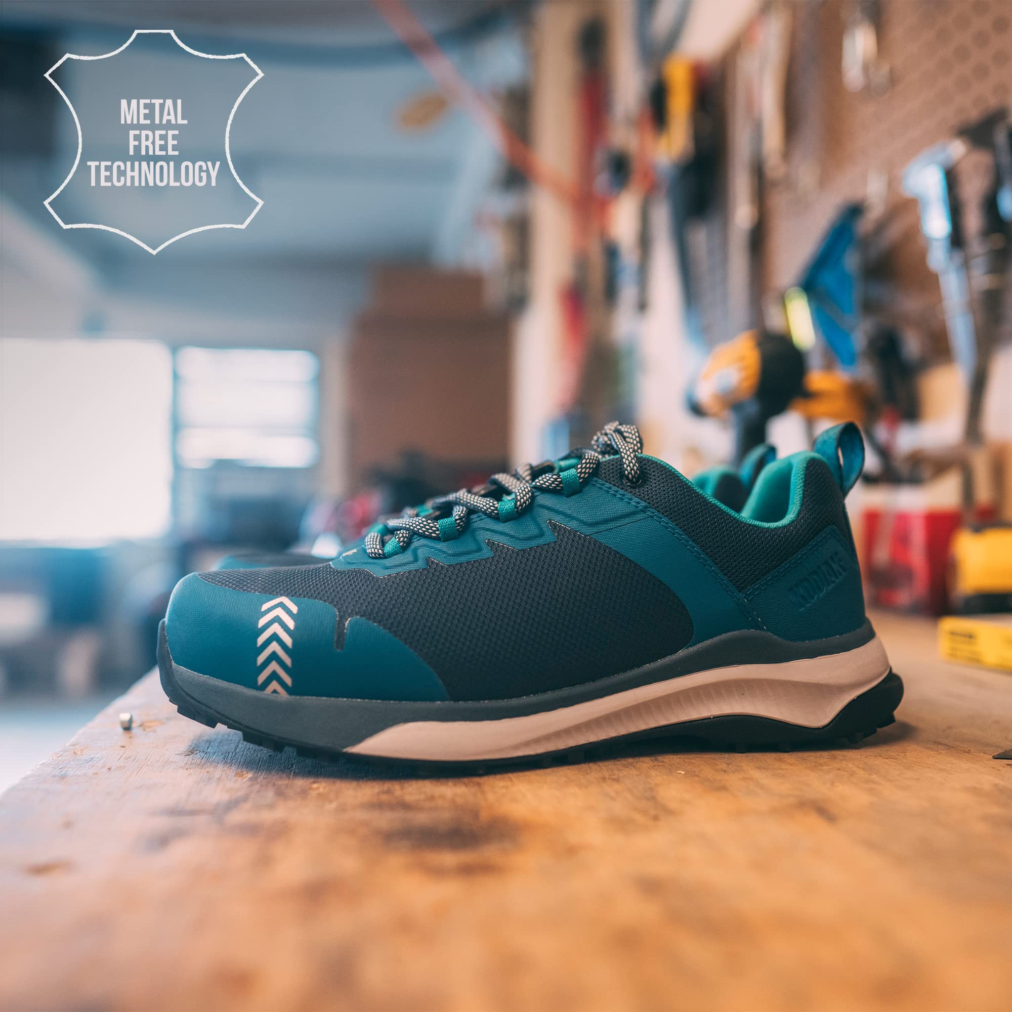 Kodiak Men's Quicktrail Low Nano Composite Toe Athletic Safety Work Shoe Industrial
