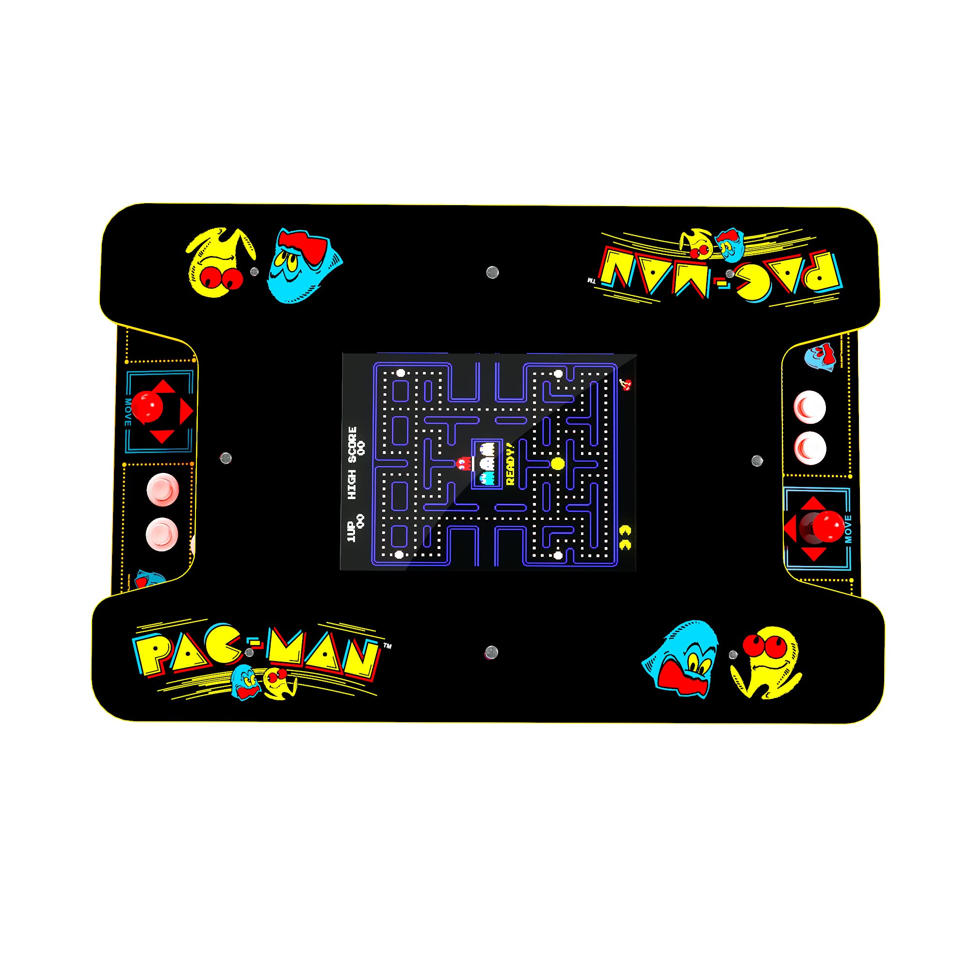 Arcade 1Up Arcade1Up PAC-MAN Head-to-Head Arcade Table - Black Series Edition - Electronic Games;