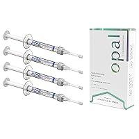 Opal by Opalescence 15% Home Teeth Whitening Gel - Refill Syringes - (1 Packs / 4 Syringes) - Carbamide Peroxide Deluxe Tooth Whitening Kit - Made by Ultradent Products - 5771-1