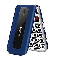 artfone Big Button Mobile Phone for Elderly, Senior Flip Phones Sim Free Unlocked Easy to Use Basic Cell Phones with 2.4