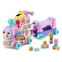 4-in-1 Letter Learning Train, Pink, Large