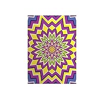 Illusions 6.5mm A5 Lined Paper - Purple/Yellow/Green