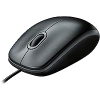 Logitech B100 Optical USB Mouse,Black