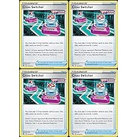 Cross Switcher 230/264 - Fusion Strike - Pokemon Trainer Card Lot - Playset x4