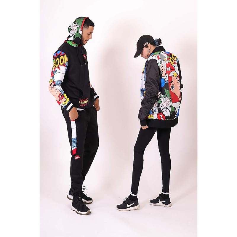 SCREENSHOT Hip-Hop Urban NYC Fashion Bomber Jacket - Modern Outdoor  Lightweight Streetwear Graffiti Print Zip Up Top