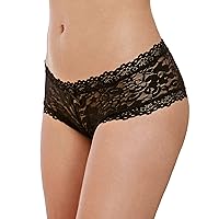 Women's Sexy Fashion Lingerie, Stretch Lace Cheeky Hipster Panty