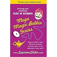 Mega Magic Bobbin Washer, 12 Count (Pack of 1), White