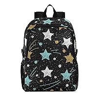 ALAZA Retro Star Hiking Backpack Packable Lightweight Waterproof Dayback Foldable Shoulder Bag for Men Women Travel Camping Sports Outdoor