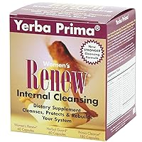 Women’s Renew Internal Cleansing System - 30 Day Cleanse and Detox Kit - Female Detoxifying Herbal Support Supplements