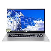 Acer Chromebook Laptop 17inch Screen - Google Chromebook 2023 - Long Battery Life - Wi-Fi6 - Numeric Keyboard - USB C - Webcam - School Laptop for Adults (4GB RAM |128GB eMMC+256GB SD Card)