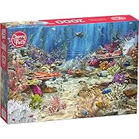 Coral Reef Paradise 2000 Piece Jigsaw Puzzle - Premium HD Printing with Vivid Colors for Adults and Teens, Modern Art Unique Gift, Challenging 2000 Pieces Puzzles 39.4