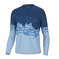 Men's Pursuit Pattern Long Sleeve, Sun Protecting Fishing Shirt