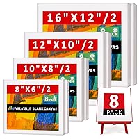 Transon 5x7 Artist Canvas Panel for Painting No Warping MDF Board 12Pack  Acid-Free Primed