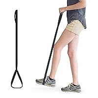 35 Inch Long Leg Lifter - Durable & Rigid Hand Strap & Foot Loop - Ideal Mobility Tool for Wheelchair, Hip & Knee Replacement Surgery