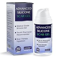 Scar Cream, Advanced Silicone Scar Gel for Surgical Scars, C-Section, Stretch Marks, Acne, Burns, Keloids, Scar Removal Cream Gel Effective for New Scar