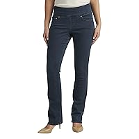 JAG Women's Petite Paley Mid Rise Bootcut Pull-on Jeans