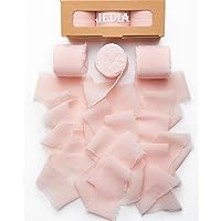 Blush Pink Ribbon, 6 Rolls Pink Ribbons, 1.5