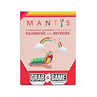 Exploding Kittens Mantis Grab & Game Pocket-Sized Party Game with Vibrant Art & Addictive Gameplay for 2-4 Players Ages 7+ - Ideal Travel Game for Families on The Go