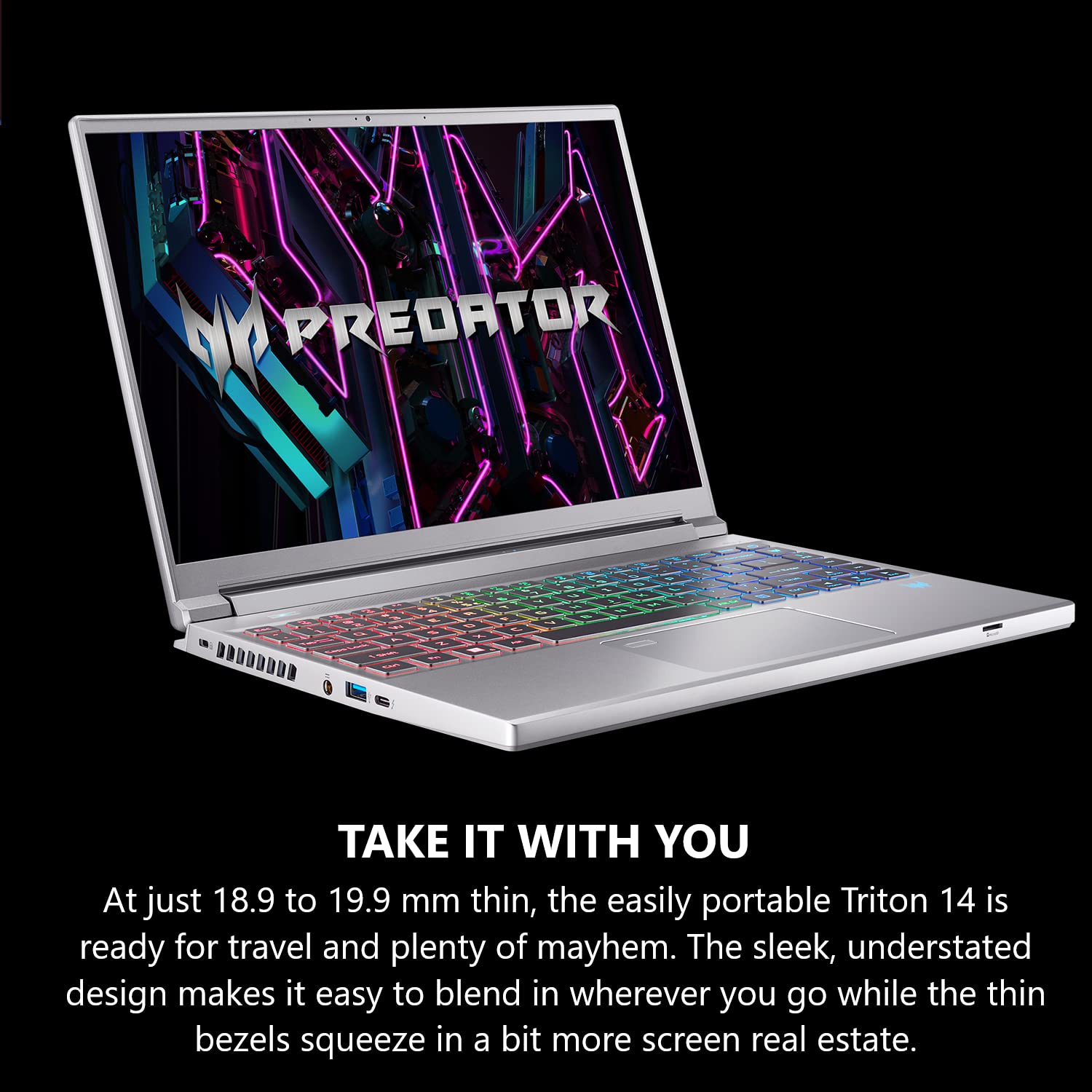 Acer Predator Triton 14 Gaming/Creator Laptop | 13th Gen Intel i7-13700H | NVIDIA GeForce RTX 4050 | 14