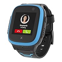 XPLORA X5 Play - Watch Phone for Children (4G) - Calls, Messages, Kids School Mode, SOS Function, GPS Location, Camera and Pedometer - (Subscription Required) (Blue)