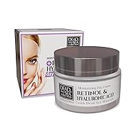 Dead Sea Collection Anti-Wrinkle Day Cream for Face with Retinol & Hyaluronic Acid - Nourishing and Moisturizer Face Cream (1.69 fl.oz/50ml) jar+box