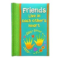 Blue Mountain Arts Mini Book (Friends Live in Each Other's Heart)—Friendship Gift, Birthday Gift, Christmas Gift, or Thinking of You Gift for a Dear Friend, 4 x 3 inches