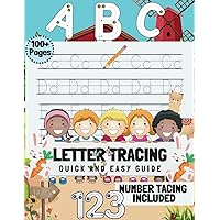 ABC Letter Tracing Practice Workbook For Kids ages 3-5 years, Handwriting Practice for Alphabet and Numbers - Unveiling the Ultimate Handwriting ... Kids with Pen Control, Line Tracing & Letters