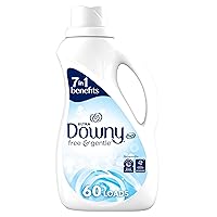 Downy Ultra Free & Gentle Laundry Liquid Fabric Softener (Fabric Conditioner), 44 oz , 60 Loads, Hypoallergenic