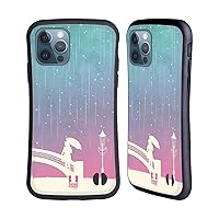 Head Case Designs Lady Meteor Rain Ombre Hybrid Case Compatible with Apple iPhone 12 / iPhone 12 Pro