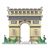 dOvOb Architecture Arc De Triomphe Micro Building Blocks Set (2020 Pieces) Famous Architecture Model Toys Gifts for Kid and Adult