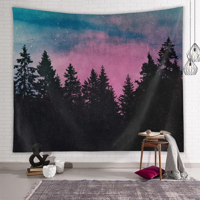 Mua SGNYXH Tapestry Forest B90x75 Forest Landscape Fog Blurred ...