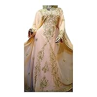 Kaftans for Women New Moroccan Dubai Kaftans Farasha Abaya Dress Very Fancy Long Gown Caftan by ZARI Works