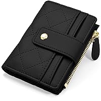 YINHEXI Womens Wallet Card Holder, Small Bifold RFID Blocking Purse, Cute Small Leather Pocket Wallet for Women, Girls, Ladies Mini Short Purse