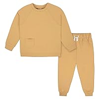 Baby-Boys Toddler 2-Piece French Terry Pullover & Jogger Set